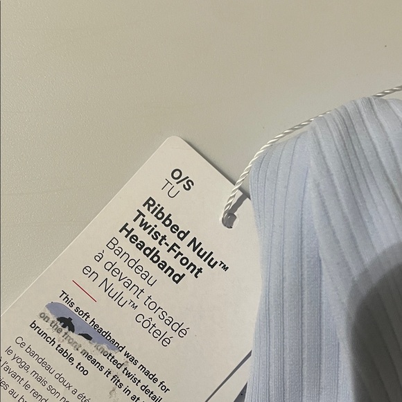lululemon athletica Ribbed Blue Headband - Picture 2 of 4